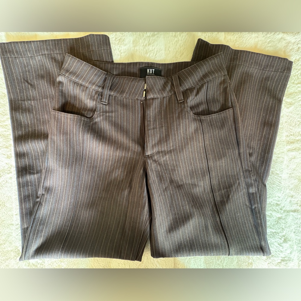 KUT Charlotte pinstripe trousers sz 2
